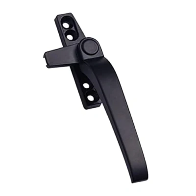 Image of LOVIVER Replacement Window Handles Right/Left Hand,Zinc Alloy Hardware,Window Handle Lever Casement Locking Handle, Black Right, 113x73x23mm