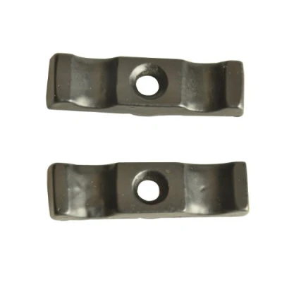 Image of Forge FGECATCHBUTT 50mm Turn Button Powder Coated Finish Black (Pack of 2)