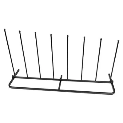 Image of Woodside Steel Wellington Boot Rack 4 Pairs Walking Shoe Storage Stand