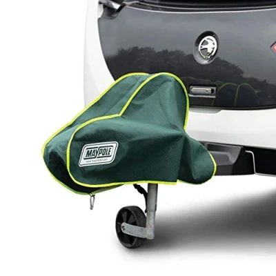 Image of Maypole Large Hitch Cover, Breathable Water Resistant Material, Covers Caravan or Trailer A Frames, Green