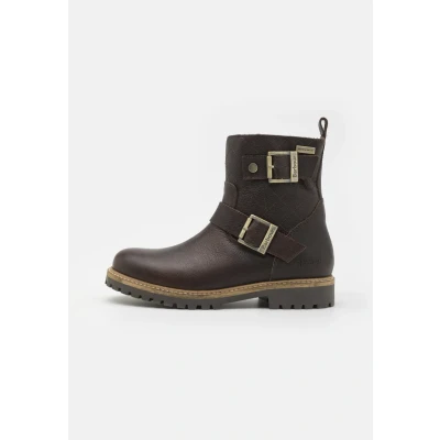 Image of Barbour Bramble Double Buckle BOOT Classic ankle boots, Women&#039;s, Size: 4, Dark brown Leather