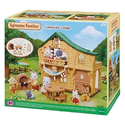 Image of Sylvanian Families Lakeside Lodge dollhouse playset 5451