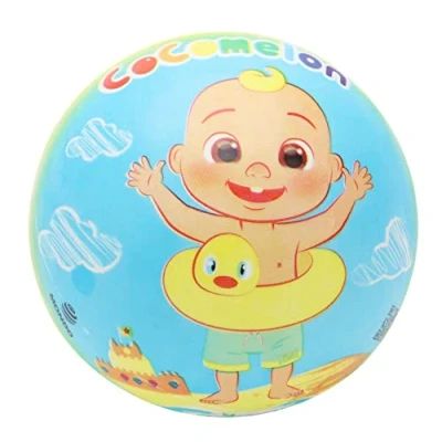Image of Toyland® 5.5 Inch (14cm) Cocomelon Happy Sunny Day Play Ball Indoor &amp; Outdoor Toys