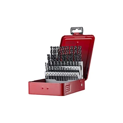 Image of Dormer A19012 HSS High Speed Steel Jobber Drill Bits with 118 Degree Standard Point, Set of 60