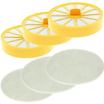 Image of First4spares Washable Lifetime Pre Motor Top Filters and Post Filter Pads for Dyson DC04 Vacuum Cleaners (3 of Each)