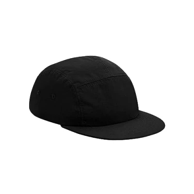 Image of Beechfield® B659 Outdoor 5 Panel Camper Cap Black