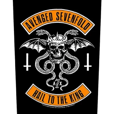Image of Avenged Sevenfold Back Patch Biker
