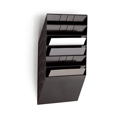 Image of Durable Flexiboxx Literature Holder 6 A4 Landscape Black