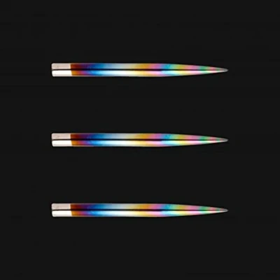 Image of Winmau Rainbow Steeltip Dart points 1 set per pack (3 in total)