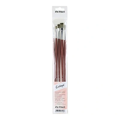 Image of Da Vinci 5103 Synthetics Brush Set, Bristle, Brown/Black/Orange and White, 30 x cm