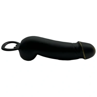 Image of Bottle Opener, Funny Party Gift Metal Opener (Black Metal, 7.5 inches)