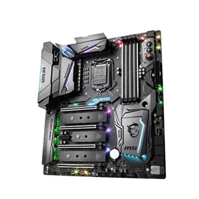 Image of MSI Intel 1151 Socket Z370 Chipset Godlike Gaming D4 ATX Motherboard Black