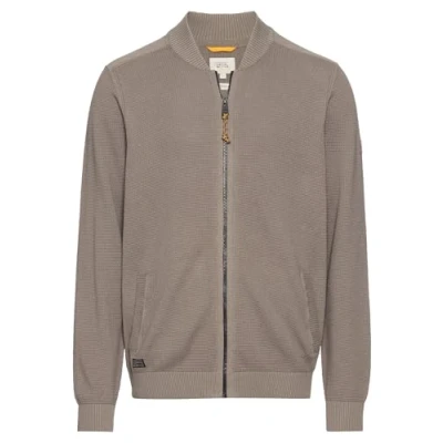 Image of camel active Men&#039;s 409508 4k13 Cardigan Sweater, Rock Grey, L