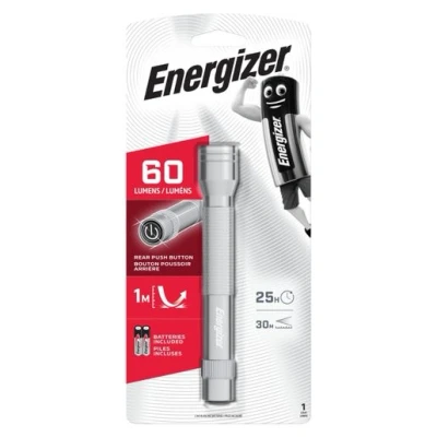 Image of Energizer Vision HD metal handheld torch with 2 x AA included
