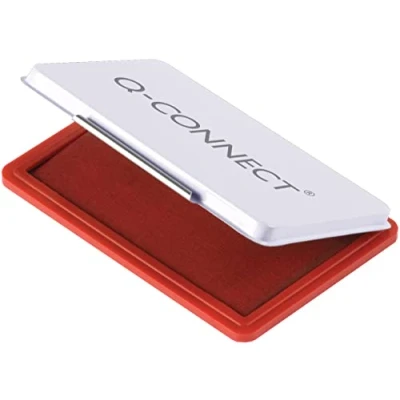 Image of Q Connect Medium Stamp Pad Red