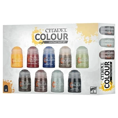 Image of Games Workshop Warhammer AoS Citadel Paint Set Contrast
