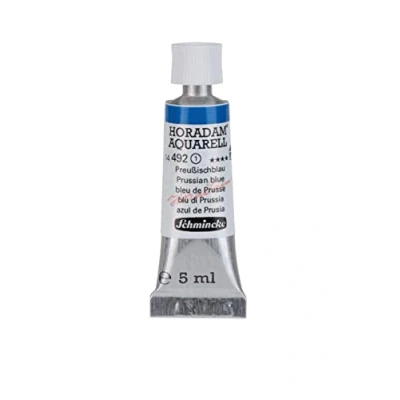 Image of Schmincke HORADAM® AQUARELL finest artists&#039; watercolours, Prussian blue 5 ml
