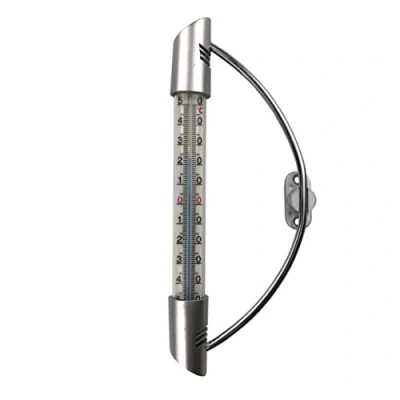 Image of Outdoor Thermometer with Stylish Design Reliable Garden Suitable For Outside Wall Greenhouse Patio Shed Garage Easy to Hang Temperature Gauge