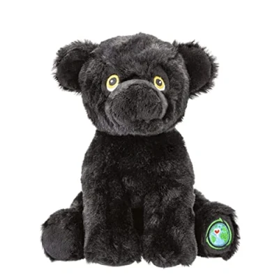 Image of VFM Panther 23cm Eco Friendly Toy Super Soft Cuddly Zoo Animal Fluffy Plush With Embroidered Details And 100% Recycled Material Your Planet