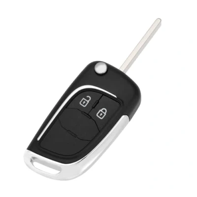 Image of VGOL 1PC Car Key Shell 2 Button Flip Folding Remote Control Replacements Compatible with Opel Zafira Corsa Adam