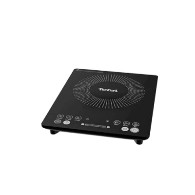 Image of Tefal Slim Portable Induction Hob, Compact, 2100 W Power, 6 functions, Electric, Slim, Black, Easy To Clean, Black Modern Design, Cooker, Kitchen, Party IH210840