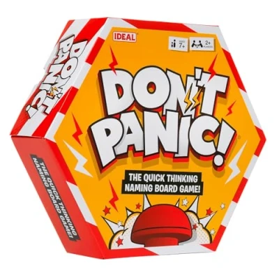 Image of IDEAL Don&#039;t Panic: The quick thinking naming board game! Family Games For 2+ Players Ages 8+