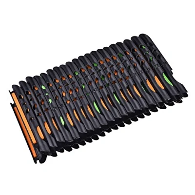 Image of Fishing Line Holder, 40 Pcs Portable Durable Colorful Rod Bobbin Winder Keeper Clip on Tackle