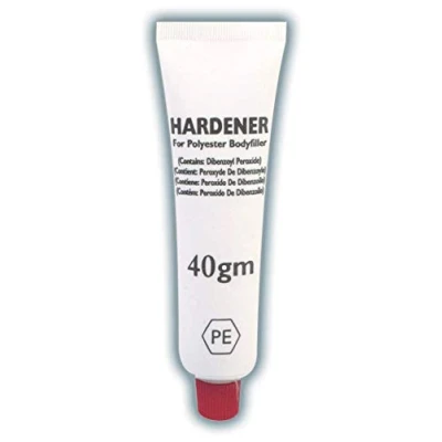 Image of Hardener (PACK OF 2) 40g Tube Red for 2K Body fillers, Fibreglass repair Resins.
