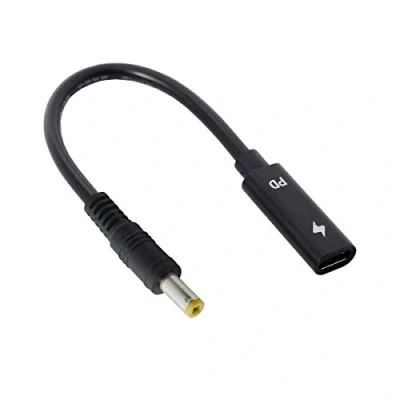 Image of JSER Xiwai Type C USB Female Input to DC Power PD Charge Cable fit for Laptop 18 20V (5.5x2.5mm)