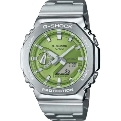 Image of G SHOCK Chronograph watch, Men&#039;s, Size: One Size, Green