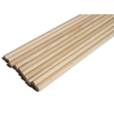 Image of Trustleaf 10mm x 60cm Birch Hardwood Wooden Dowels/Craft Sticks (100 Pack)