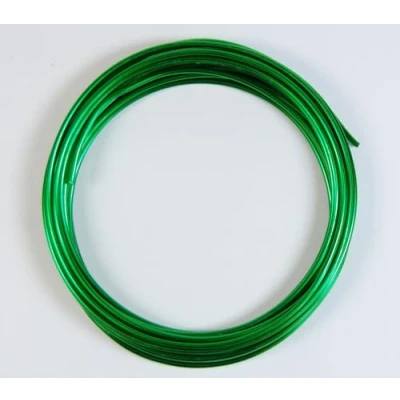 Image of celloexpress Aluminium Craft Wire 2mm x 5m (Diameter Length) GREEN