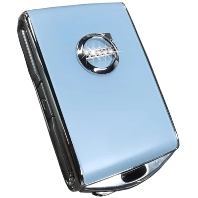 Image of Car Key Cover Shell for Volvo XC40 XC60 XC90 V60 V90 S60 S90,Blue