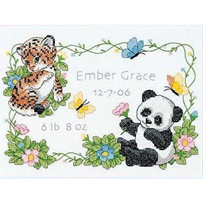 Image of Dimensions B/REC Baby Animals, Cotton, Multi Colour, Stamped