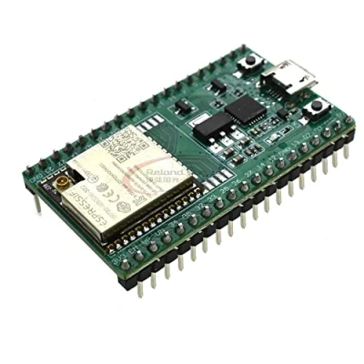 Image of ESP32 DevKitC floor boards mounted WROOM 32D 32U WROVER module (WROOM green)