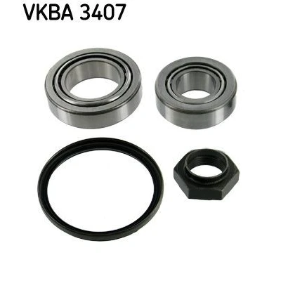 Image of 5000113951, 5000388400, 5000389879, 7701465646, 7703090341 Wheel bearing kit SKF VKBA 3407 with shaft seal 62,0mm RENAULT: Trafic I Van, Van