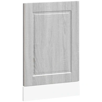 Image of vidaXL Dishwasher Panel Porto Grey Sonoma 45x1,5x67 cm Engineered Wood