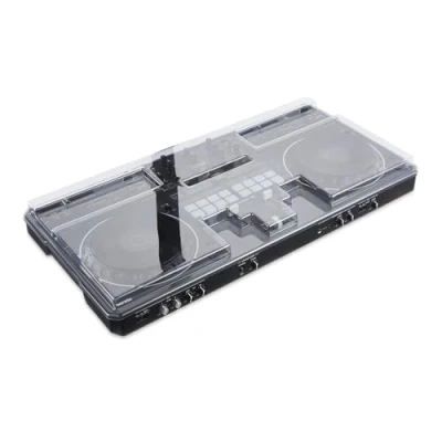 Image of Decksaver Cover for Pioneer DJ DDJ REV5 Super Durable Polycarbonate Protective lid in Smoked Clear Colour, Made The UK DJs&#039; Choice Unbeatable Protection