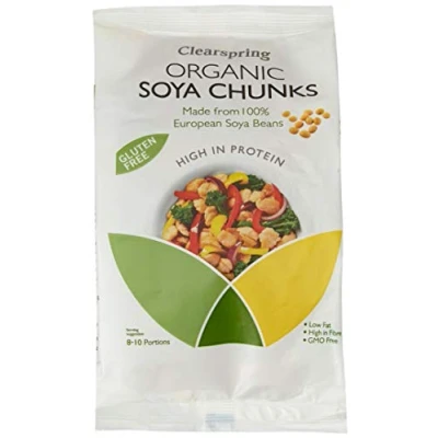 Image of Clearspring Organic Gluten Free SOYA Protein Chunks