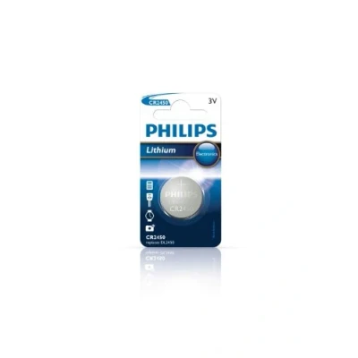 Image of Philips Minicells Non Rechargeable Batteries (Lithium, Button, CR2450, Silver, 49.5 x 5.5 95 mm, 24.5 5 mm)
