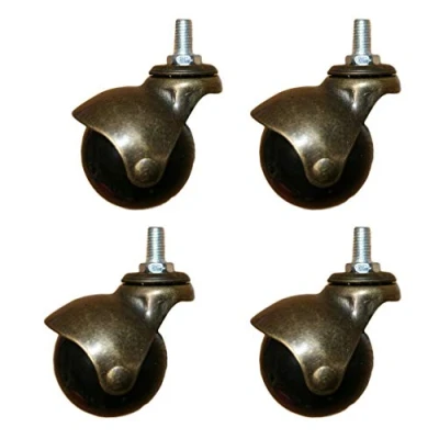 Image of Set of 5 Caster Wheels,Furniture Caster,Swivel Castor Wheel,Chair Casters Wheel,M8 / M10mm Threaded Rod