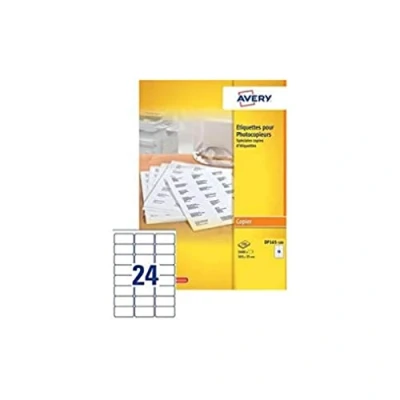 Image of Avery 2,400 Labels for Copiers Monochrome Printing Copier (DP247) 70 x 36 White