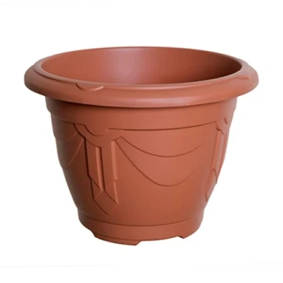 Image of Whitefurze G02016 33cm Venetian Round Planter Terracotta