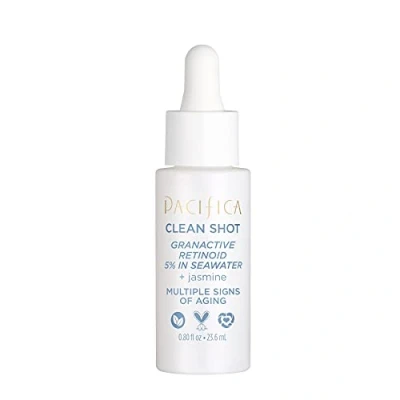 Image of Pacifica Clean Shot Granactive Retinoid 5 Percent In Seawater For Unisex 0.8 oz Serum