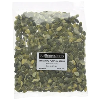 Image of JustIngredients Essentials Pumpkin Seeds, 100 g Pack of 5