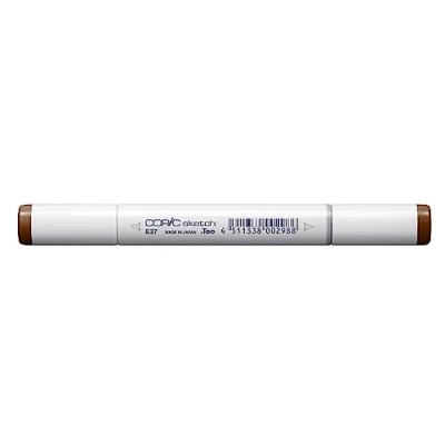 Image of Copic Sketch Coloured Marker Pen (E 37) Sepia, For Art &amp; Crafts, Colouring, Graphics, Highlighter, Design, Anime, Professional Beginners, Supplies Colouring Books