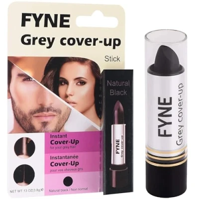 Image of FYNE Root Touch Up Cover Stick Instant Natural Black Grey Hair Magic Retouch Temporary Colour for Men &amp; Women