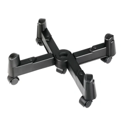 Image of Hama PC Stand with Casters For Standard Towers up to 25.5 cm Wide &quot;X&quot; Shape 5 Wheels Black