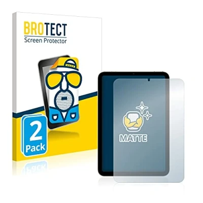 Image of brotect Screen Protector Anti Glare compatible with Apple iPad Mini 6 WiFi Cellular 2021 (2 Pack) Matte, Protection Film