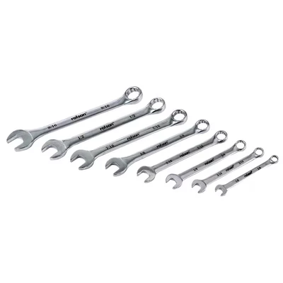 Image of Rolson 46599 8 pc Whitworth Combination Spanner Set